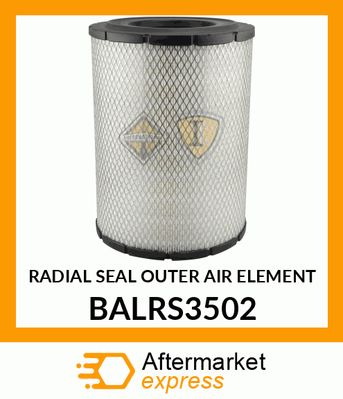 RADIAL SEAL OUTER AIR ELEMENT BALRS3502