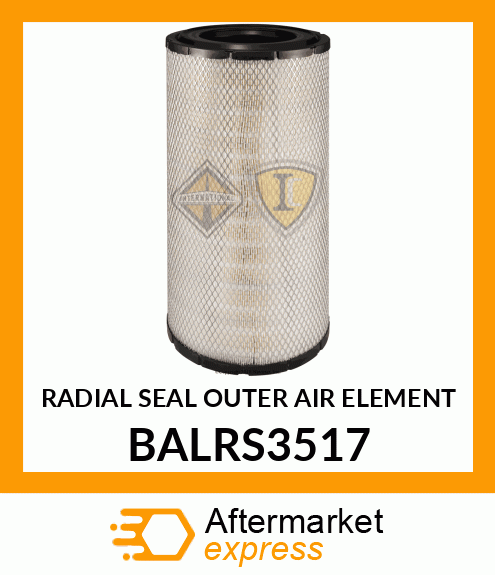 RADIAL SEAL OUTER AIR ELEMENT BALRS3517