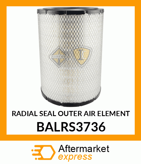 RADIAL SEAL OUTER AIR ELEMENT BALRS3736