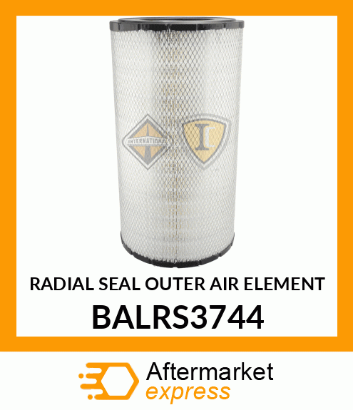 RADIAL SEAL OUTER AIR ELEMENT BALRS3744