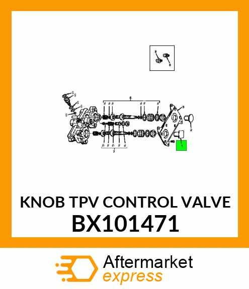 KNOB TPV CONTROL VALVE BX101471