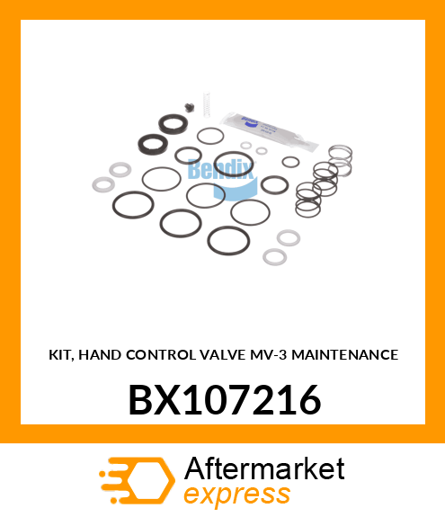 KIT, HAND CONTROL VALVE MV-3 MAINTENANCE BX107216