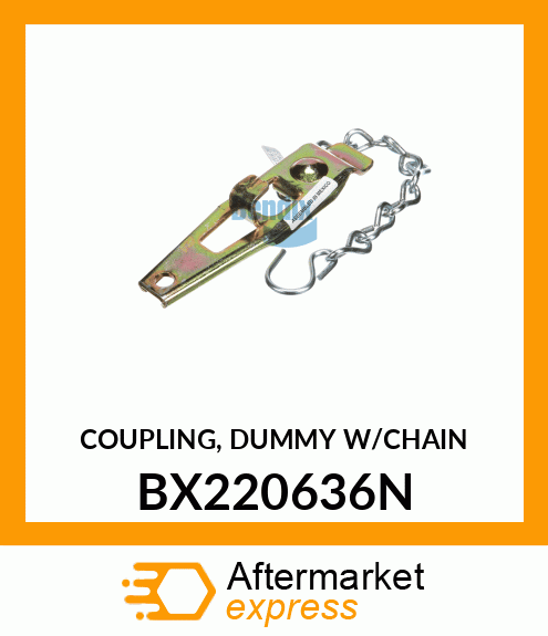 COUPLING, DUMMY W/CHAIN BX220636N