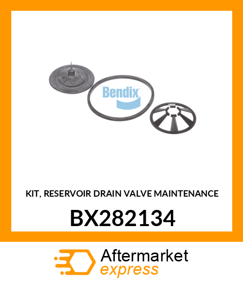 KIT, RESERVOIR DRAIN VALVE MAINTENANCE BX282134