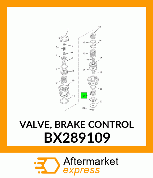 VALVE, BRAKE CONTROL BX289109