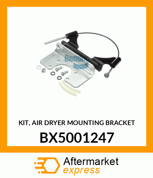 KIT, AIR DRYER MOUNTING BRACKET BX5001247