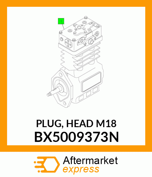 PLUG, HEAD M18 BX5009373N