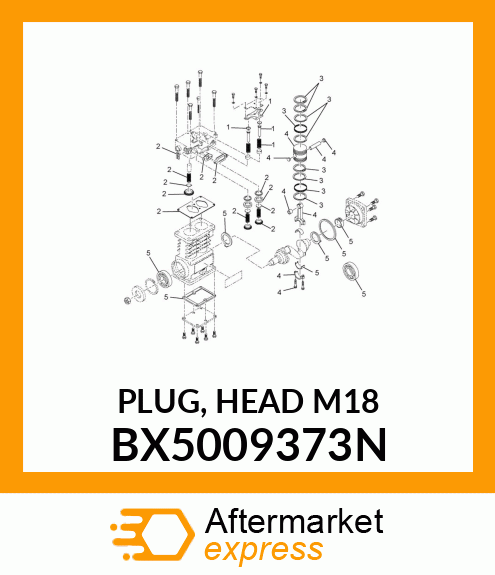 PLUG, HEAD M18 BX5009373N