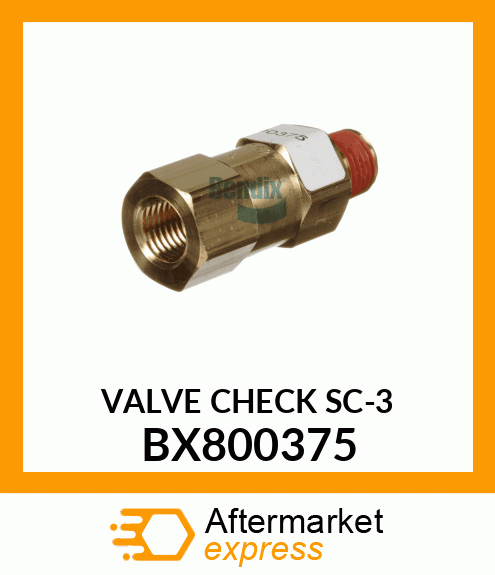 VALVE CHECK SC-3 BX800375