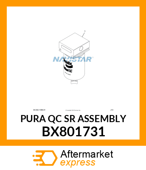 PURA QC SR ASSEMBLY BX801731