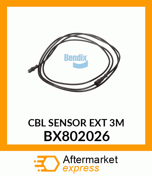 CBL SENSOR EXT 3M BX802026