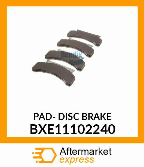 PAD- DISC BRAKE BXE11102240