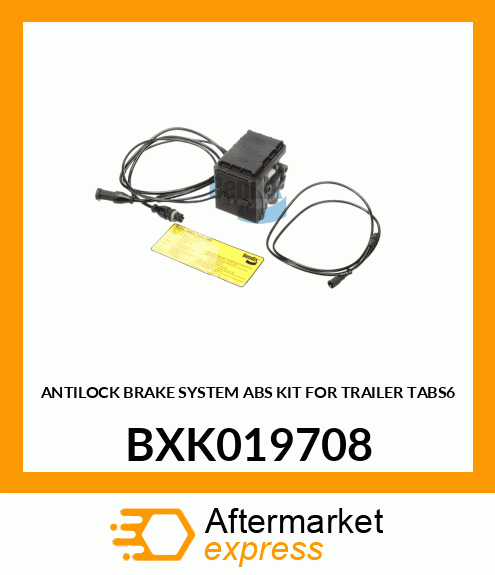 ANTILOCK BRAKE SYSTEM ABS KIT FOR TRAILER TABS6 BXK019708