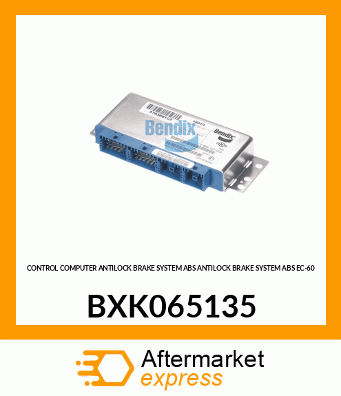 CONTROL COMPUTER ANTILOCK BRAKE SYSTEM ABS ANTILOCK BRAKE SYSTEM ABS EC-60 BXK065135