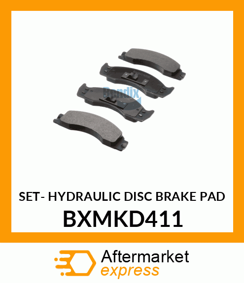 SET- HYDRAULIC DISC BRAKE PAD BXMKD411