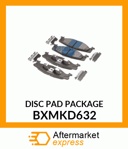 DISC PAD PACKAGE BXMKD632