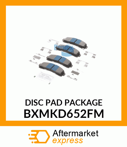 DISC PAD PACKAGE BXMKD652FM