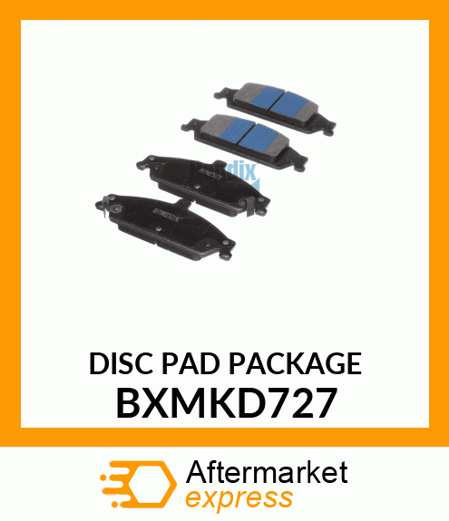 DISC PAD PACKAGE BXMKD727