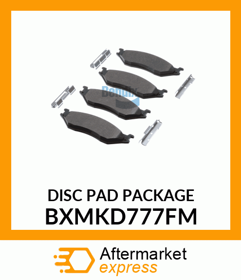 DISC PAD PACKAGE BXMKD777FM