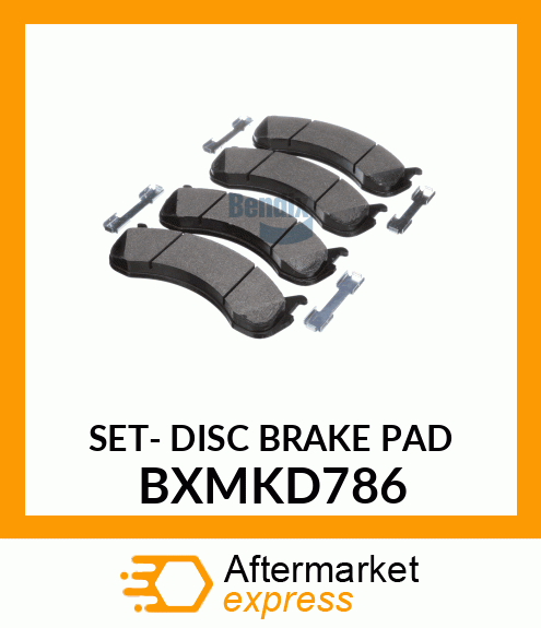 SET- DISC BRAKE PAD BXMKD786