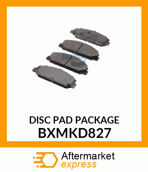 DISC PAD PACKAGE BXMKD827