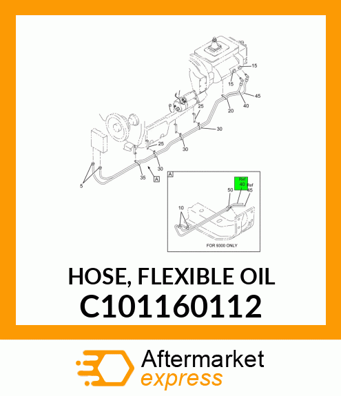 HOSE, FLEXIBLE OIL C101160112