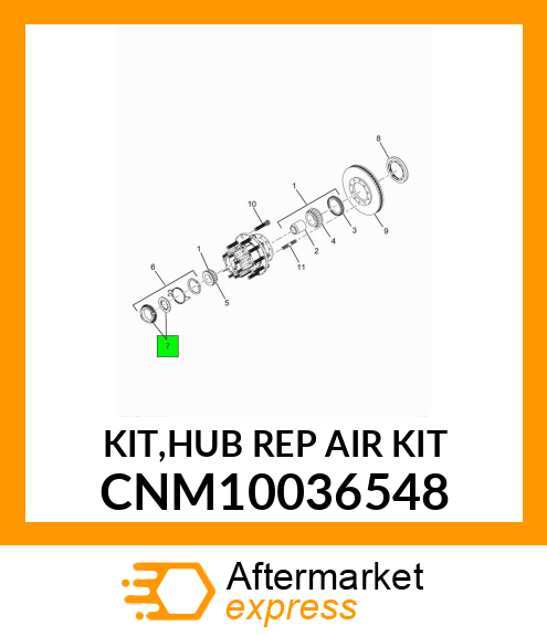 KIT,HUB REP AIR KIT CNM10036548