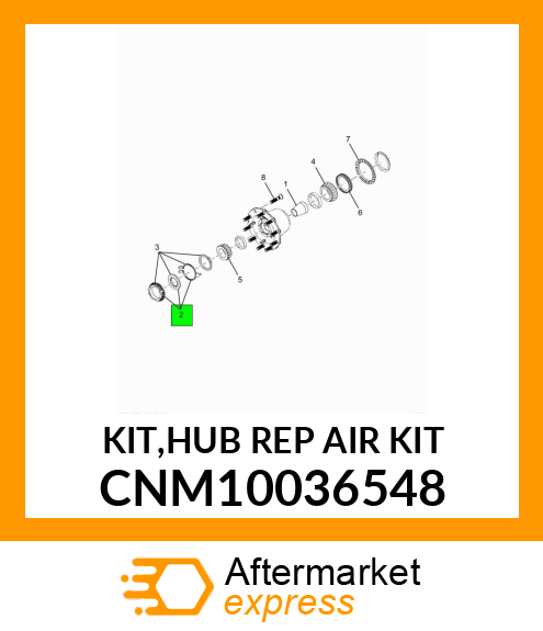 KIT,HUB REP AIR KIT CNM10036548