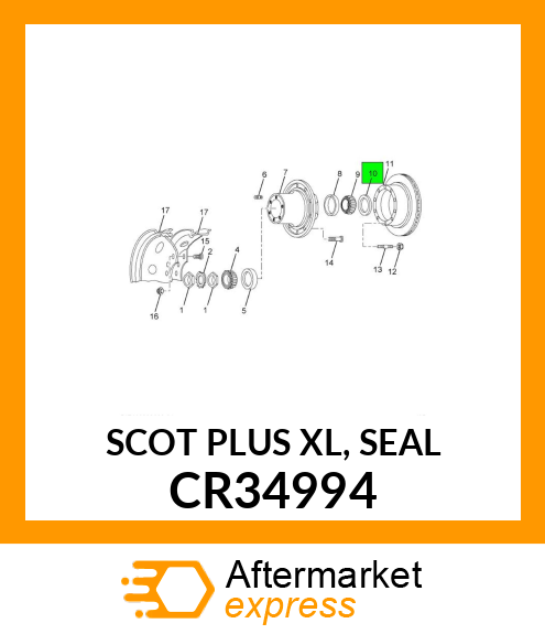 SCOT PLUS XL, SEAL CR34994