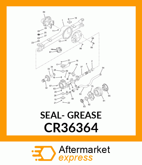 SEAL- GREASE CR36364