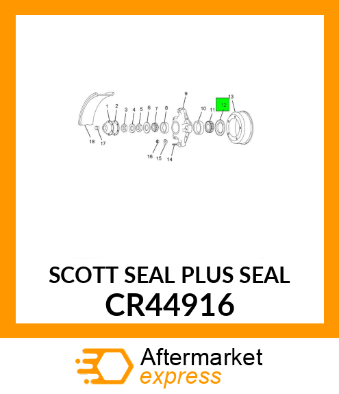 SCOTT SEAL PLUS SEAL CR44916