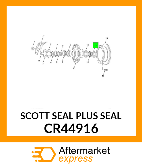 SCOTT SEAL PLUS SEAL CR44916