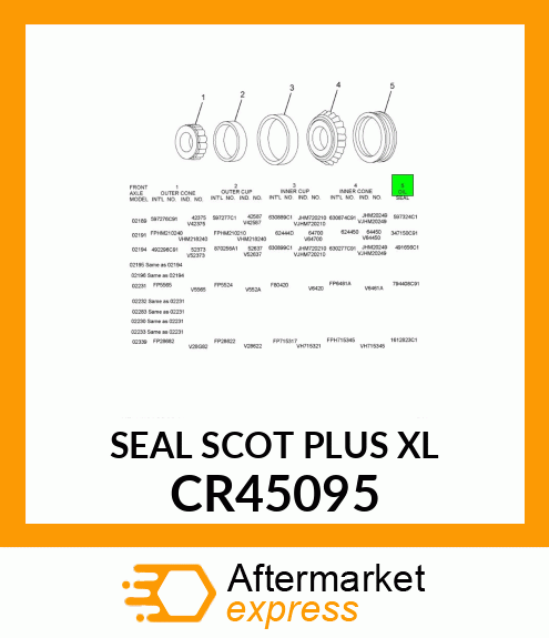 SEAL SCOT PLUS XL CR45095