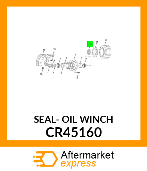 SEAL- OIL WINCH CR45160