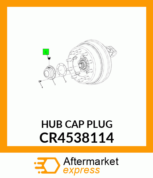 HUB CAP PLUG CR4538114