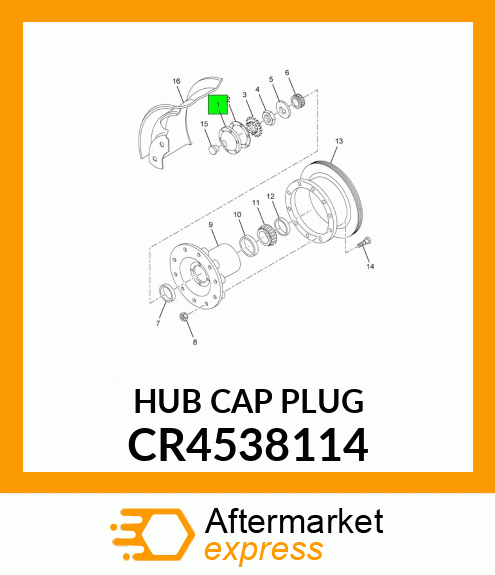 HUB CAP PLUG CR4538114