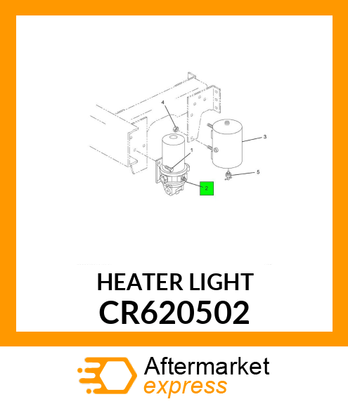 HEATER LIGHT CR620502