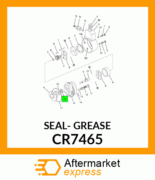 SEAL- GREASE CR7465