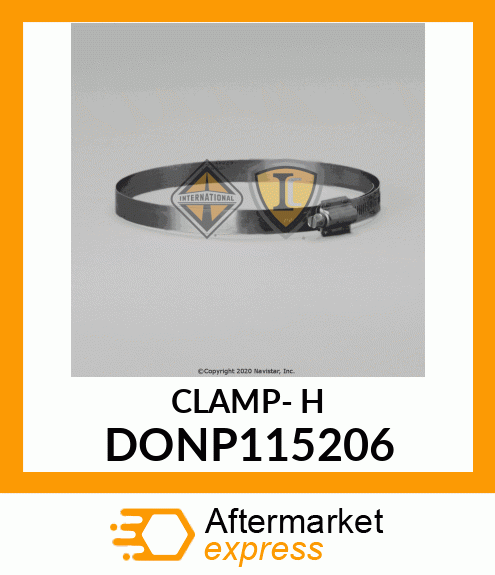 CLAMP- H DONP115206