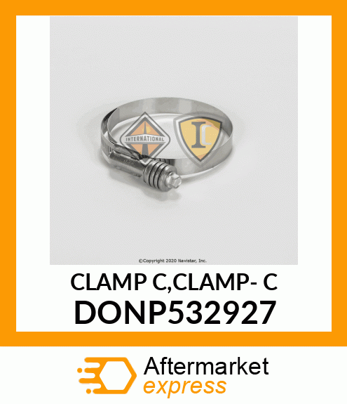 CLAMP C,CLAMP- C DONP532927