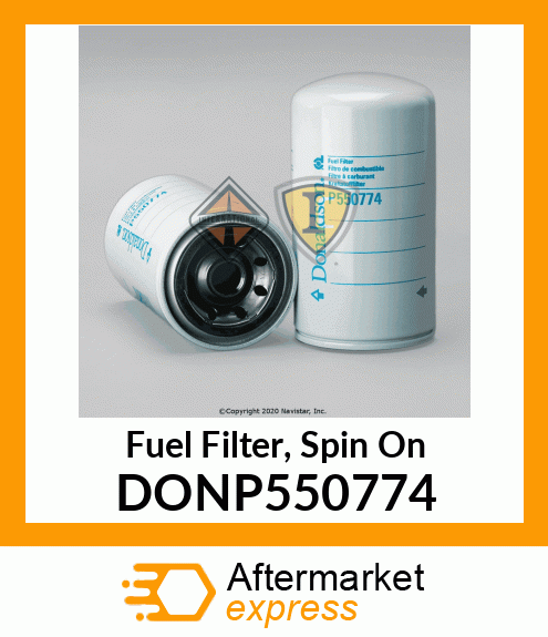 Fuel Filter, Spin On DONP550774