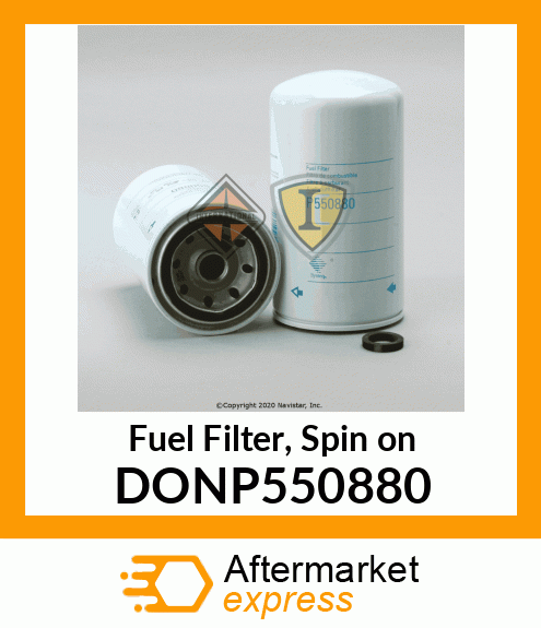 Fuel Filter, Spin on DONP550880