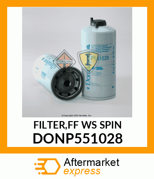 FILTER,FF WS SPIN DONP551028