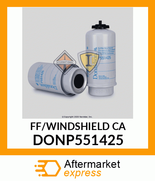 FF/WINDSHIELD CA DONP551425