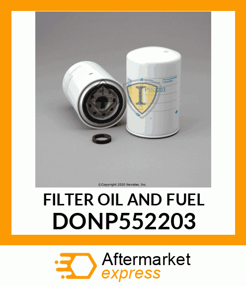 FILTER OIL AND FUEL DONP552203