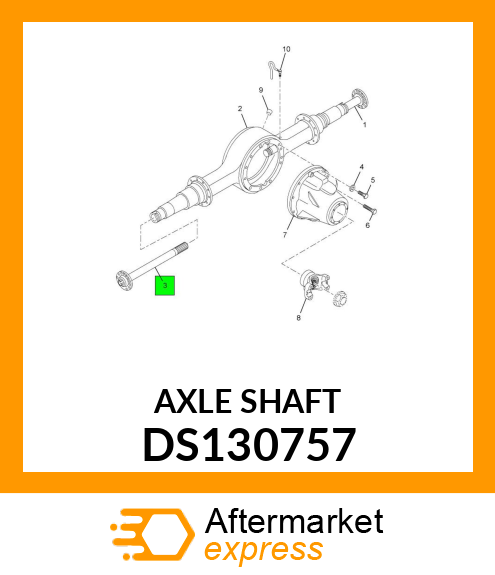 AXLE SHAFT DS130757