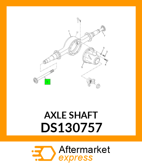 AXLE SHAFT DS130757