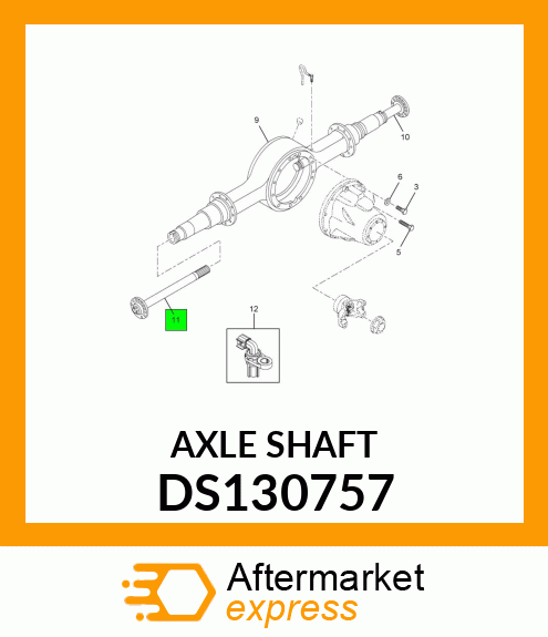 AXLE SHAFT DS130757