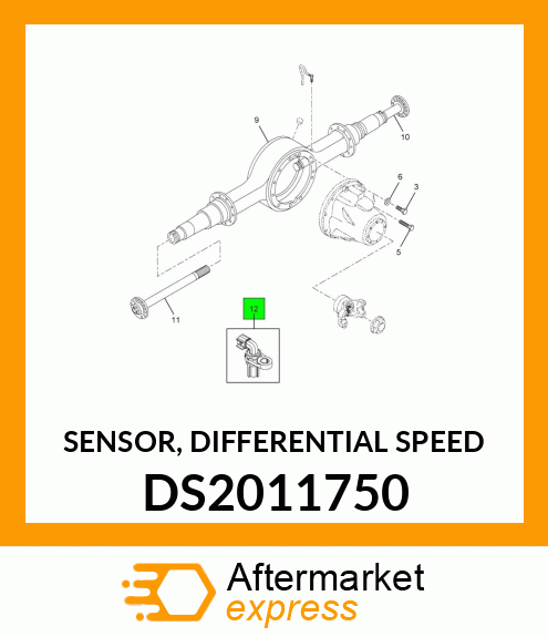 SENSOR, DIFFERENTIAL SPEED DS2011750