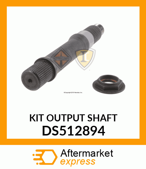 KIT OUTPUT SHAFT DS512894